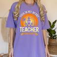 This Is My Scary Teacher Costume Halloween Women's Comfort Colors T-Shirt Violet