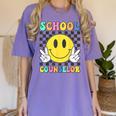 School Counselor Teacher Counseling Office School Guidance Women's Comfort Colors T-Shirt Violet School Counselor Teacher Counseling Office School Guidance Women's Comfort Colors T-Shirt Violet