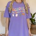 School Psychologist Teacher Psychology School Psychologist Women's Comfort Colors T-Shirt Violet