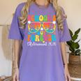School's Out Forever Retirement 2026 Retro Retired Teacher Women's Comfort Colors T-Shirt Violet