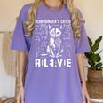 Schrodinger's Cat Dead And Alive Physics Teacher Women's Comfort Colors T-Shirt Violet