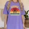 Science Like Magic But Real Science Teacher Graphics Geek Women's Comfort Colors T-Shirt Violet