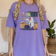Science Teacher Halloween Shirt Zombie Chemistry Scientist Women's Comfort Colors T-Shirt Violet Science Teacher Halloween Shirt Zombie Chemistry Scientist Women's Comfort Colors T-Shirt Violet