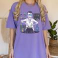 Science Teacher Halloween Skeleton Scientist Chemistry Women's Comfort Colors T-Shirt Violet Science Teacher Halloween Skeleton Scientist Chemistry Women's Comfort Colors T-Shirt Violet