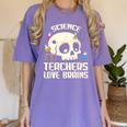 Science Teachers Love Brains Teachers Halloween Women's Comfort Colors T-Shirt Violet
