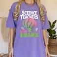 Science Teachers Love Brains Shirt Men Women Halloween Women's Comfort Colors T-Shirt Violet Science Teachers Love Brains Shirt Men Women Halloween Women's Comfort Colors T-Shirt Violet