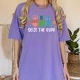Seize The Clay Pottery Teacher Ceramics Potter Maker Women's Comfort Colors T-Shirt Violet
