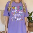 Show Your Work Math Teacher First Day Back To School Women's Comfort Colors T-Shirt Violet Show Your Work Math Teacher First Day Back To School Women's Comfort Colors T-Shirt Violet