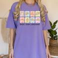 Basic Sign Language Speech Pathology Aac Sped Teacher Women's Comfort Colors T-Shirt Violet