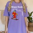 Slope Dude Algebra Geometry Middle School Math Teacher Women's Comfort Colors T-Shirt Violet Slope Dude Algebra Geometry Middle School Math Teacher Women's Comfort Colors T-Shirt Violet