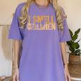 I SMELL CHILDREN Halloween Teacher Classroom I Teach Women's Comfort Colors T-Shirt Violet I SMELL CHILDREN Halloween Teacher Classroom I Teach Women's Comfort Colors T-Shirt Violet
