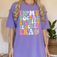 In My Social Studies Teacher Era Cute Social Studies Teacher Women's Comfort Colors T-Shirt Violet In My Social Studies Teacher Era Cute Social Studies Teacher Women's Comfort Colors T-Shirt Violet