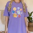 Solar System Learning Is Out Of This World Science Teacher Women's Comfort Colors T-Shirt Violet Solar System Learning Is Out Of This World Science Teacher Women's Comfort Colors T-Shirt Violet