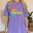 Sorry Can't Pickleball Bye Teacher Student Sport Women's Comfort Colors T-Shirt Violet Sorry Can't Pickleball Bye Teacher Student Sport Women's Comfort Colors T-Shirt Violet