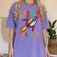 Space Middle School Teacher Back To School Men Women Kids Women's Comfort Colors T-Shirt Violet Space Middle School Teacher Back To School Men Women Kids Women's Comfort Colors T-Shirt Violet