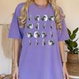 Space Science Student Teacher Leonard Moon Phases Men Women Kids Women's Comfort Colors T-Shirt Violet Space Science Student Teacher Leonard Moon Phases Men Women Kids Women's Comfort Colors T-Shirt Violet