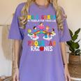 Spanish Teacher Bilingual Teacher Maestra Maestras Women's Comfort Colors T-Shirt Violet