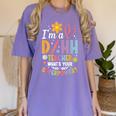 Special Education ASL Teacher Superpower DHH Teacher Women's Comfort Colors T-Shirt Violet Special Education ASL Teacher Superpower DHH Teacher Women's Comfort Colors T-Shirt Violet
