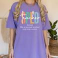 Special Education Sped Teacher Definition For Women & Men Women's Comfort Colors T-Shirt Violet