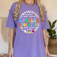 Special Education Teacher SPED Squad Team Kids Men Groovy Women's Comfort Colors T-Shirt Violet Special Education Teacher SPED Squad Team Kids Men Groovy Women's Comfort Colors T-Shirt Violet