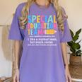 Special Education Team Definition Retro Ed Team Crew Teacher Women's Comfort Colors T-Shirt Violet Special Education Team Definition Retro Ed Team Crew Teacher Women's Comfort Colors T-Shirt Violet