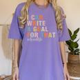 Special Education I Can Write A Goal For That Sped Teacher Women's Comfort Colors T-Shirt Violet Special Education I Can Write A Goal For That Sped Teacher Women's Comfort Colors T-Shirt Violet