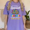 Special Teacher To Hear Child Cant Say Autism Awareness Sped Women's Comfort Colors T-Shirt Violet