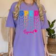 SPED Squad Proud Special Education Para Teacher Colorful Women's Comfort Colors T-Shirt Violet