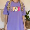 Sped Teacher Halloween Ghost Special Education Preppy Fall Women's Comfort Colors T-Shirt Violet