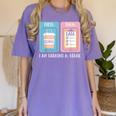 SPED Teacher Special Education First Coffee Then Data Women's Comfort Colors T-Shirt Violet SPED Teacher Special Education First Coffee Then Data Women's Comfort Colors T-Shirt Violet