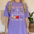 Spooky Syllables Halloween Teacher Student Education Women's Comfort Colors T-Shirt Violet Spooky Syllables Halloween Teacher Student Education Women's Comfort Colors T-Shirt Violet