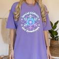 Spread Kindness Like Snowflakes Christmas Teacher Unity Day Women's Comfort Colors T-Shirt Violet Spread Kindness Like Snowflakes Christmas Teacher Unity Day Women's Comfort Colors T-Shirt Violet