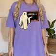 Square Root 67 Ghost Math Teacher 4489 Meme Halloween Women's Comfort Colors T-Shirt Violet Square Root 67 Ghost Math Teacher 4489 Meme Halloween Women's Comfort Colors T-Shirt Violet