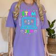 STEM Teacher Shirt STEM Teacher Tshirts STEM Is My Jam Women's Comfort Colors T-Shirt Violet