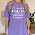Substitute Teacher Definition Women's Comfort Colors T-Shirt Violet Substitute Teacher Definition Women's Comfort Colors T-Shirt Violet
