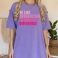 Be Like Subtraction And Make A Difference Math Teacher Women's Comfort Colors T-Shirt Violet Be Like Subtraction And Make A Difference Math Teacher Women's Comfort Colors T-Shirt Violet