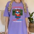 Super Hero Teacher Superheroes In Disguise Women's Comfort Colors T-Shirt Violet