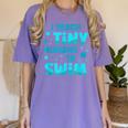 Swimming Teacher I Teach Tiny Humans To Swim Swim Instructor Women's Comfort Colors T-Shirt Violet