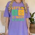 Lets Tacos Bout Science Teacher Chemistry Physics Women's Comfort Colors T-Shirt Violet Lets Tacos Bout Science Teacher Chemistry Physics Women's Comfort Colors T-Shirt Violet