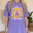 I Teach The Cutest Bees In The Beehive Teachers Day Women's Comfort Colors T-Shirt Violet I Teach The Cutest Bees In The Beehive Teachers Day Women's Comfort Colors T-Shirt Violet