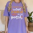 I Teach The Cutest Pumpkins In The Patch Shirt Teacher Women's Comfort Colors T-Shirt Violet