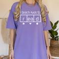 I Teach Kids To Read Teacher Science Of Reading Women Men Women's Comfort Colors T-Shirt Violet