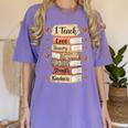 I Teach History Month Black Teacher Melanin Women's Comfort Colors T-Shirt Violet