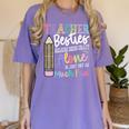 Teacher Besties Because Going Crazy Alone Is Not As Much Fun Women's Comfort Colors T-Shirt Violet Teacher Besties Because Going Crazy Alone Is Not As Much Fun Women's Comfort Colors T-Shirt Violet