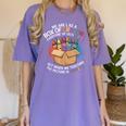 Teacher We Are Like a Box Of Crayons Women's Comfort Colors T-Shirt Violet