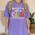 Teacher All Calm Said No Teacher Christmas Pencil Tree Women's Comfort Colors T-Shirt Violet Teacher All Calm Said No Teacher Christmas Pencil Tree Women's Comfort Colors T-Shirt Violet