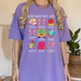 Teacher Christian God Says I Am Faith Religious Bible Verse Women's Comfort Colors T-Shirt Violet Teacher Christian God Says I Am Faith Religious Bible Verse Women's Comfort Colors T-Shirt Violet
