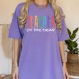 Teacher Of The Deaf ASL Teacher & Deaf Awareness Women's Comfort Colors T-Shirt Violet Teacher Of The Deaf ASL Teacher & Deaf Awareness Women's Comfort Colors T-Shirt Violet