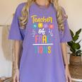 Teacher Of Fractions For Math Teacher Women's Comfort Colors T-Shirt Violet Teacher Of Fractions For Math Teacher Women's Comfort Colors T-Shirt Violet