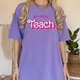 Teacher Life My Job Is Teach Women's Comfort Colors T-Shirt Violet Teacher Life My Job Is Teach Women's Comfort Colors T-Shirt Violet